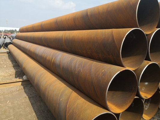 Structural Steel Pipes Piling Bridge Port Cold Formed Steel Construction Fabrication ASTM A252