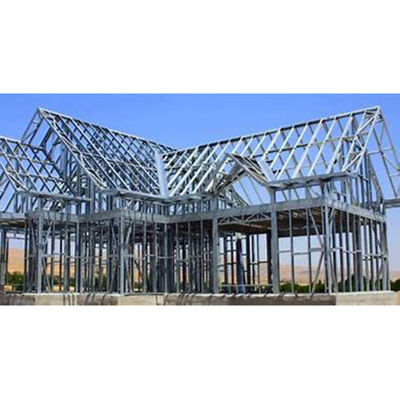Galvanizing Steel Structure Building Tolerance ±0.02mm Wooden Case Package