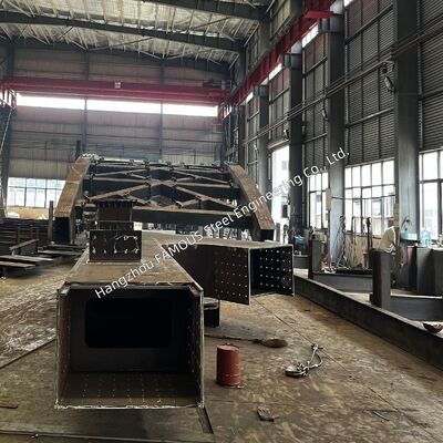Precision Fabricated Steel Arch Bridge | AASHTO LRFD20 AWS D1.5 ASTM A709 Certified Heavy Structure