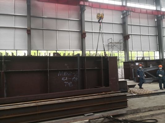 Railway Prefabricated Steel Truss Pedestrian Bridge Girder Corten Steel Construction